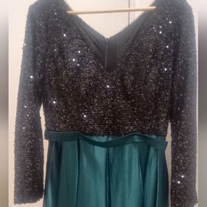 Sequin&Silk Dress